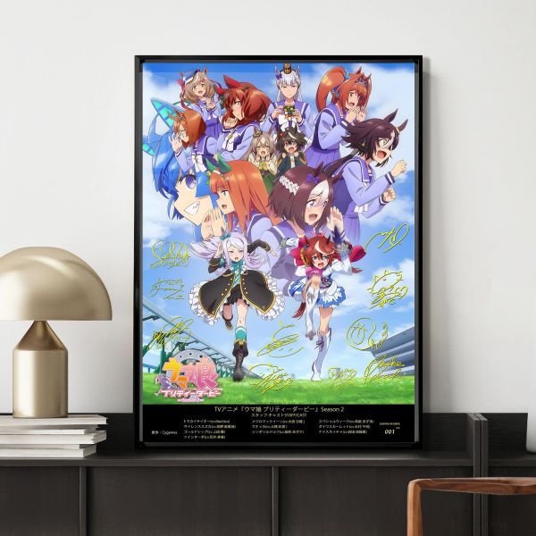 【海外代購】千鳥社 《賽馬娘第二季聲優畫》 賽馬娘 Pretty Derby特別週無聲鈴鹿東海帝皇聲優簽名裝飾畫 