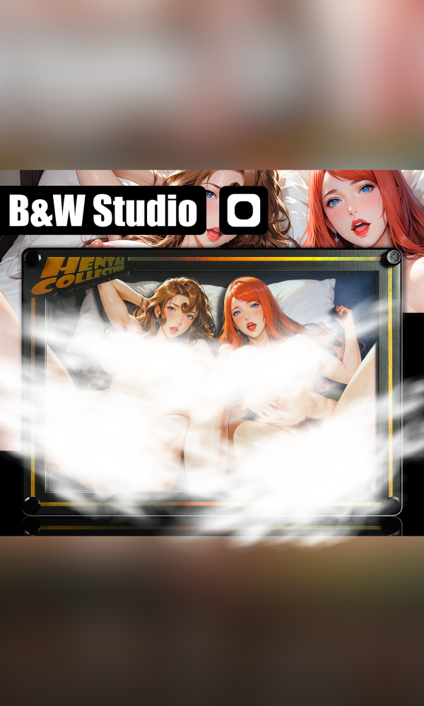 【R18-海外代購】黑白畫映 B&W Ben's Delusion Ben的妄想世界系列桌面裝飾卡磚第二十九彈 有希子×玖辛奈 