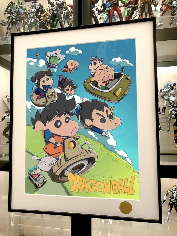 【海外代購】星空 《龍珠小新》裝飾畫 七龍珠×蠟筆小新 