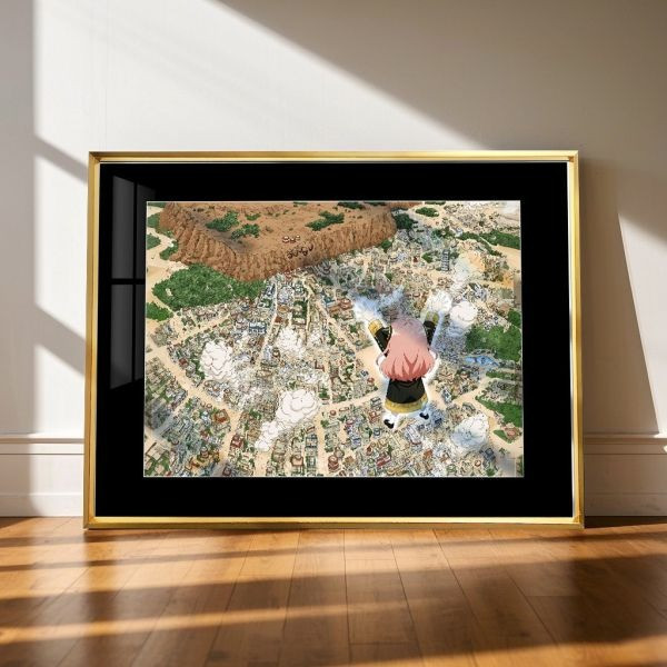 【海外代購】千鳥社 《木葉村的阿尼亞》間諜過家家火影忍者午睡毯地毯裝飾畫 午睡毯 地毯 