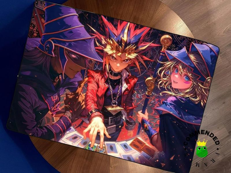 【海外代購】皇呱 《遊戲與黑魔導》遊戲王黑魔導女孩裝飾畫 午睡毯 地毯 