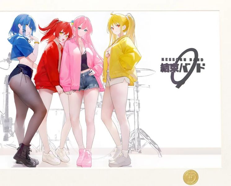 【海外代購】H2 《孤獨搖滾結束樂隊》裝飾畫 