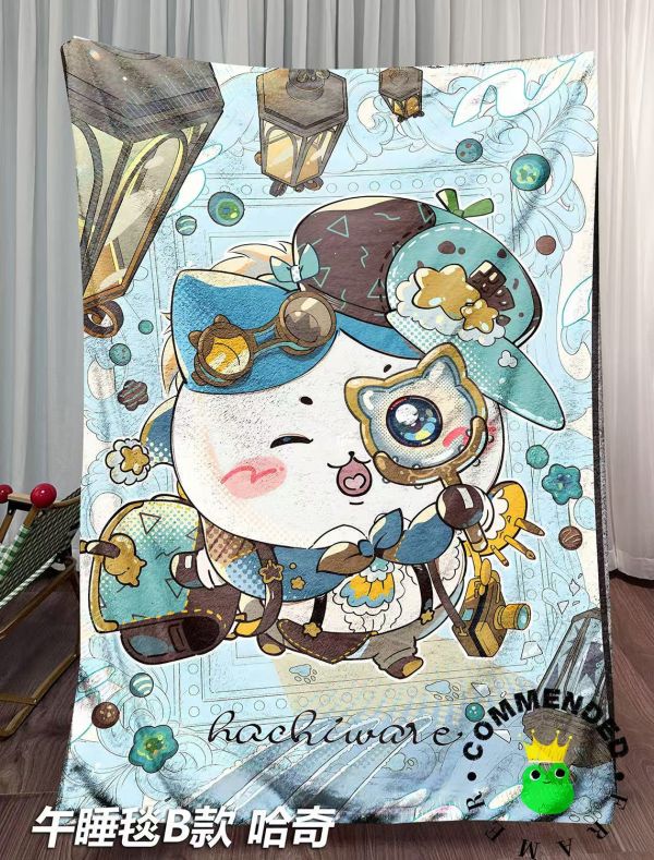 【海外代購】皇呱 《吉伊卡哇偵探》 潮流裝飾畫 午睡毯 地毯 