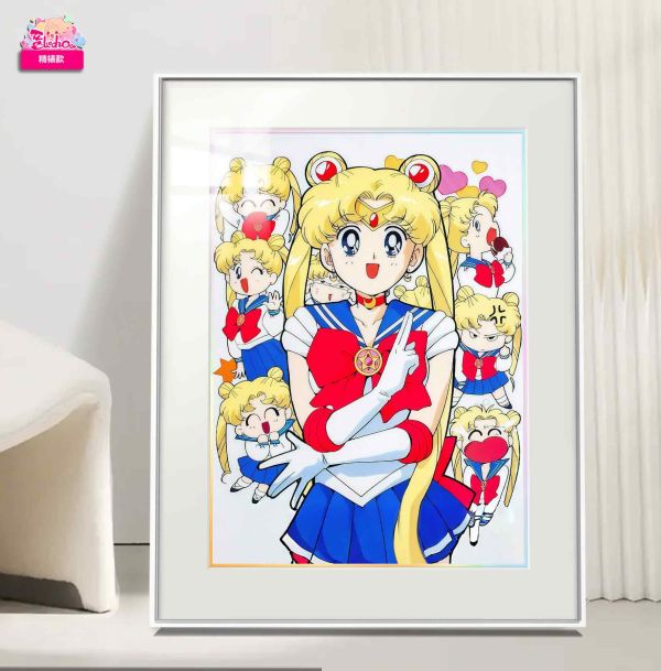 【海外代購】阿喵畫社 月月月野兔 展館級8k超清精裱畫 滑鼠墊 牆面掛毯 床頭地墊 