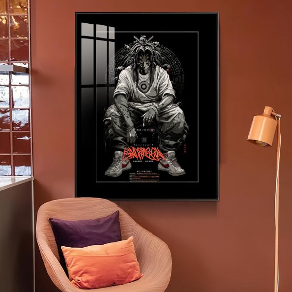 【海外代購】橘子 JUZI 黑死牟藝術海報 