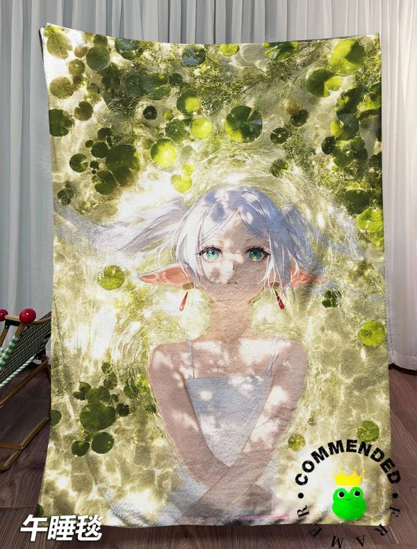 【海外代購】皇呱 《清潭芙影》葬送的芙莉蓮裝飾畫 午睡毯 地毯 