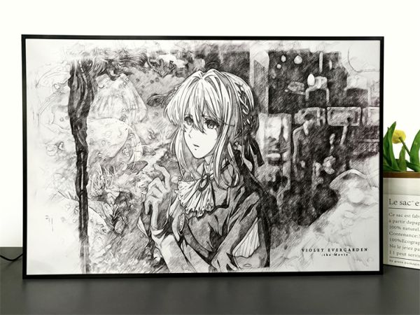 【海外代購】 萌萌匠 紫羅蘭永恆花園 薇爾莉特 打字機 導光畫 01 