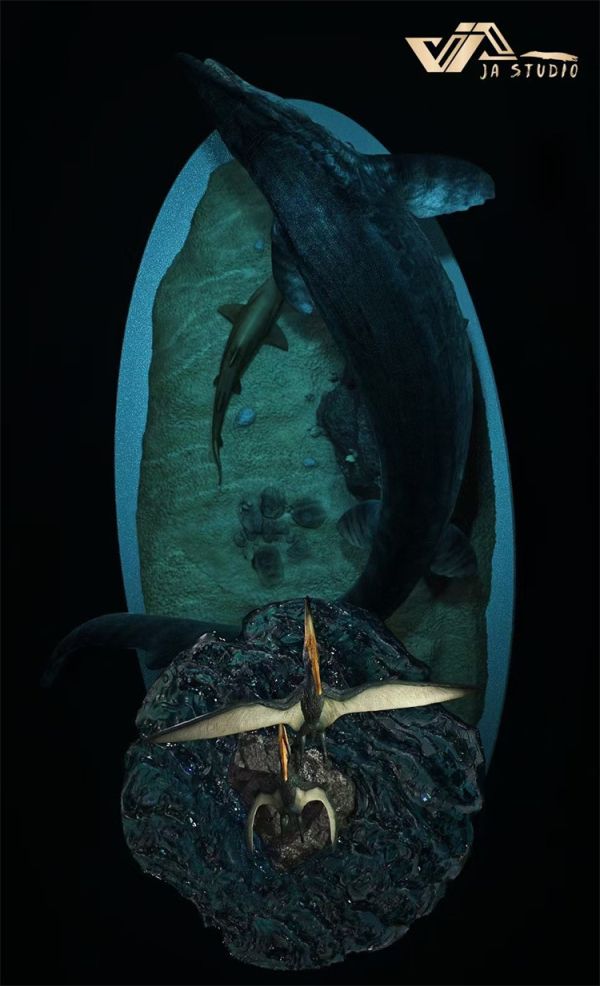 【預定】JA 第三款古生物雕像 霍夫曼滄龍 卡律布狄斯 
