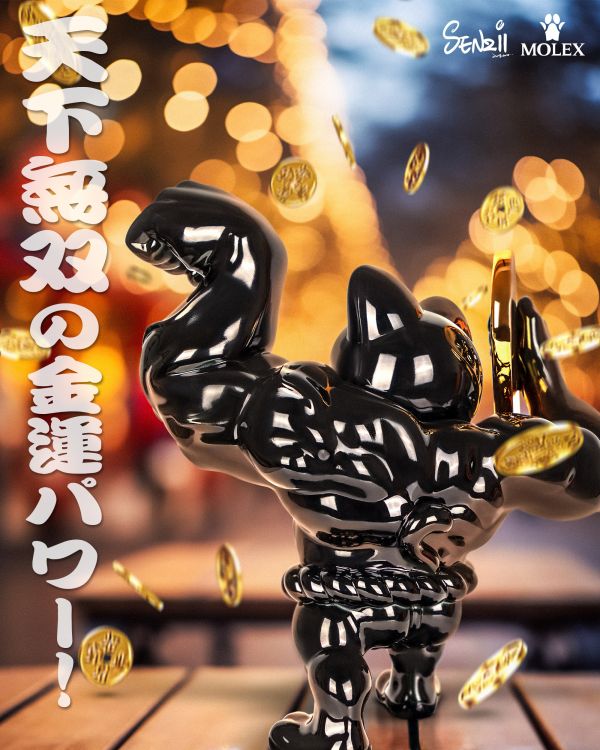 【預定】SENZII 千紙 貓力士 MOLEX 金運版 