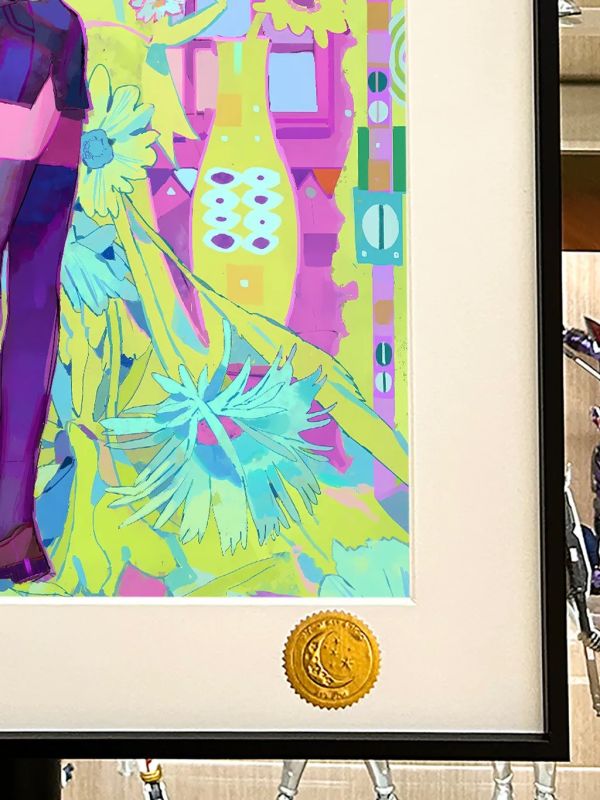 【海外代購】星空 《多巴胺電次蕾塞》電鋸人裝飾畫 