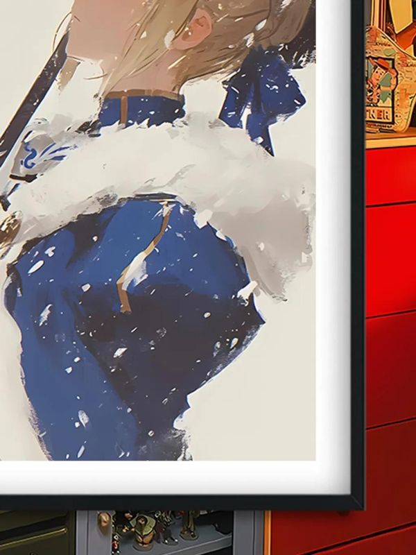 【海外代購】巴洛克《冬日saber》吾王saber裝飾畫冰箱貼 