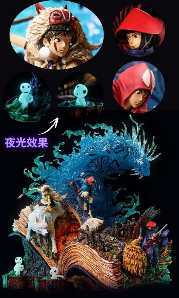 『海外代購』作伴 ZUOBAN 美術館系列 1997 魔法公主 幽靈公主 大比例 