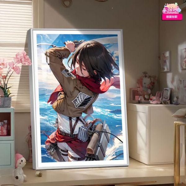 【海外代購】阿喵畫社 進擊的巨人 三笠 8k超清裝飾畫 
