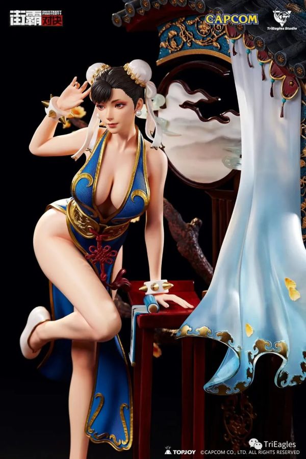 【台灣現貨】TES 春麗 藍色 拆擺展品 