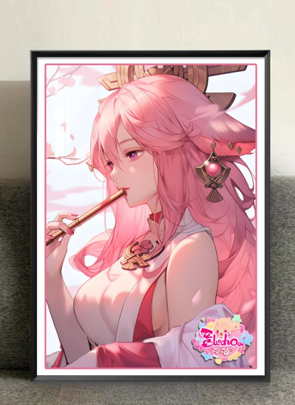 【海外代購】阿喵畫社 原神系列 八重神子 