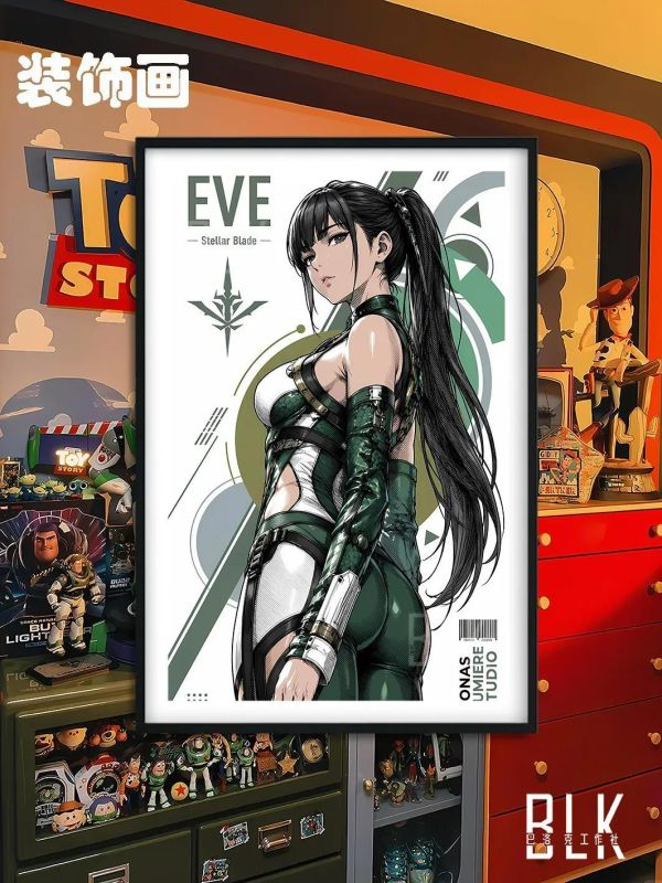 【海外代購】巴洛克 《檔案eve》劍星伊芙百合迅馳裝飾畫冰箱貼 