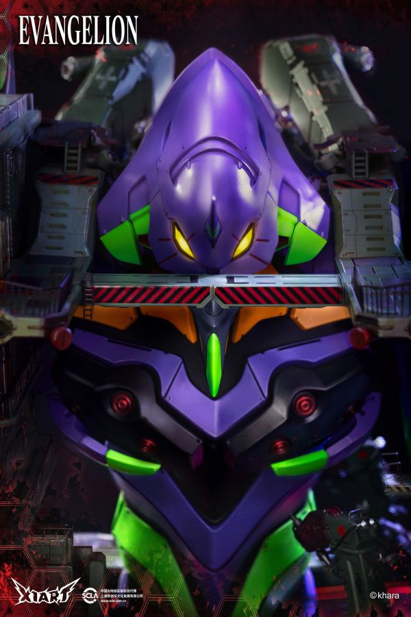 【預定】X1ART 新世紀福音戰士 EVA初號機半身像 