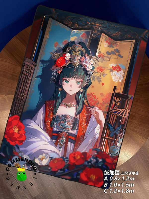 【海外代購】皇呱 《錦屏花事》藥屋少女的呢喃裝飾畫 午睡毯 地毯 