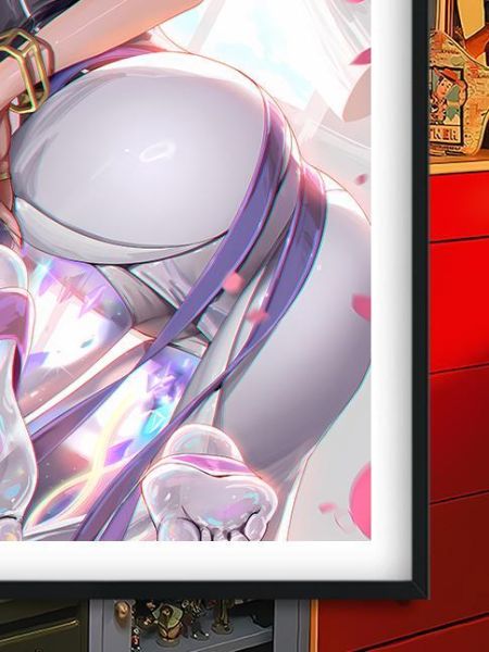 【海外代購】巴洛克 《莫寧》鳴潮Mornye長離守岸人秧秧動漫裝飾畫冰箱貼 