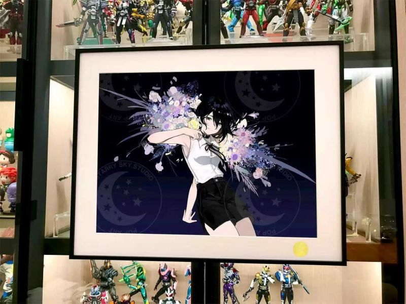 【海外代購】星空《煙花蕾塞》電鋸人Reze裝飾畫 