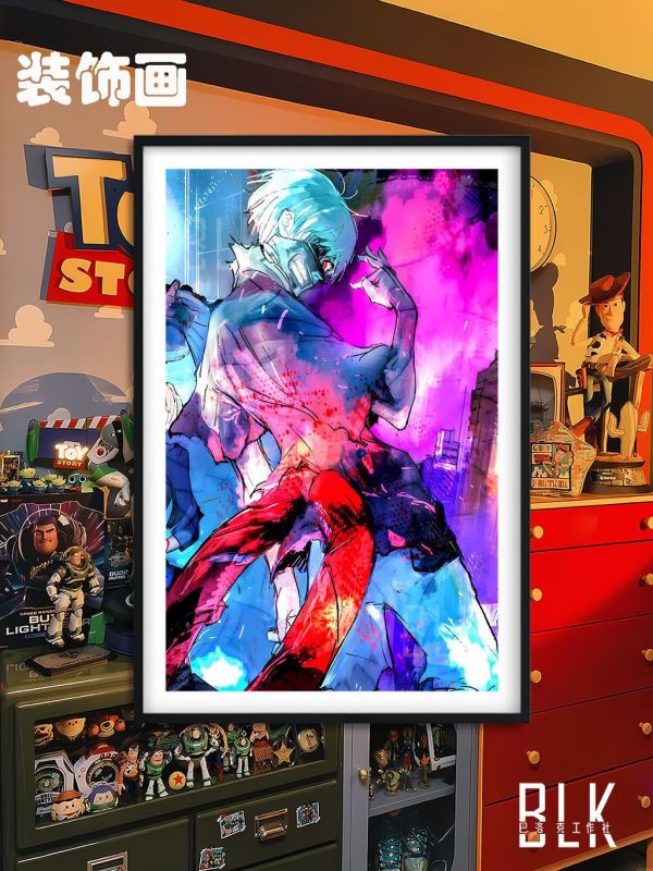 【海外代購】巴洛克 《炫彩金木研》東京食屍鬼裝飾畫 