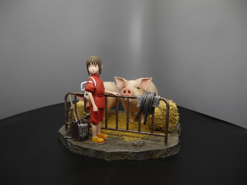 【預定】楓焰 神隱少女系列 電影封面 千尋與父母 