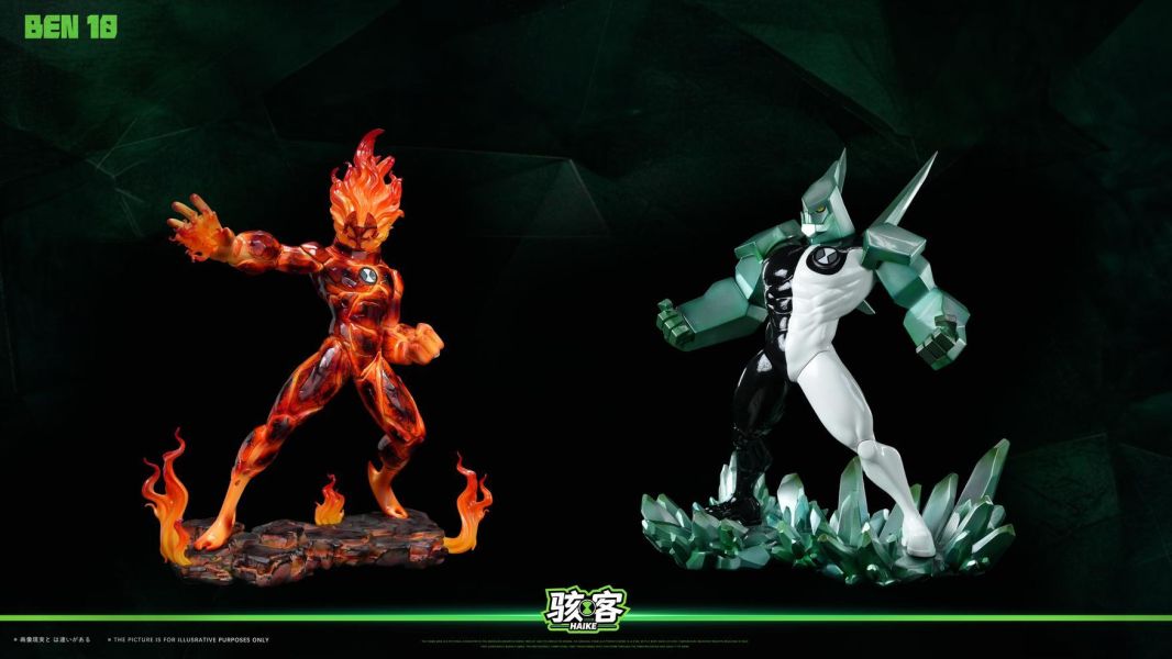 【預定】駭客 火人Heatblast 鑽石戰神Diamondhead 
