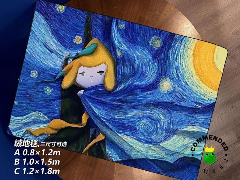 【海外代購】皇呱 《星夜基拉祈》寶可夢幻之寶裝飾畫 午睡毯 地毯 