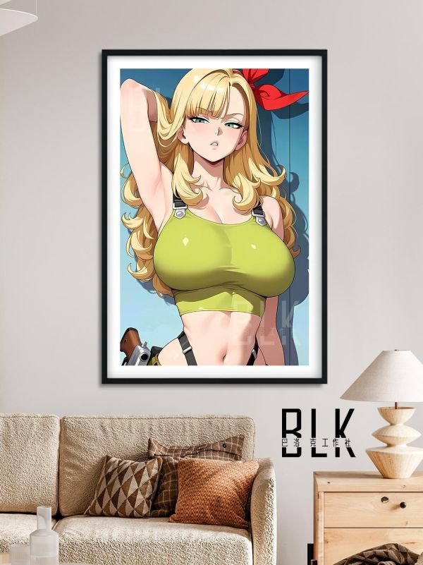 【海外代購】巴洛克 《蘭琪》Lunch七龍珠布瑪悟空超賽短笛特南克斯裝飾畫冰箱貼 