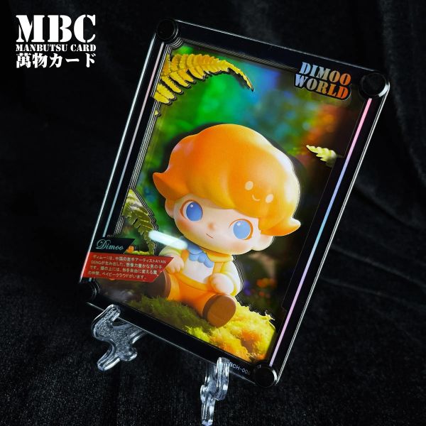 【海外代購】黑白畫映 B&W MBC Manbutsu Card 迪莫 Dimoo 桌面立體裝飾卡磚 