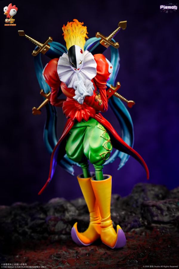 【預定】呆雞社 DAIJI 數碼寶貝01黑暗四天王共鳴系列小丑皇（站姿） 