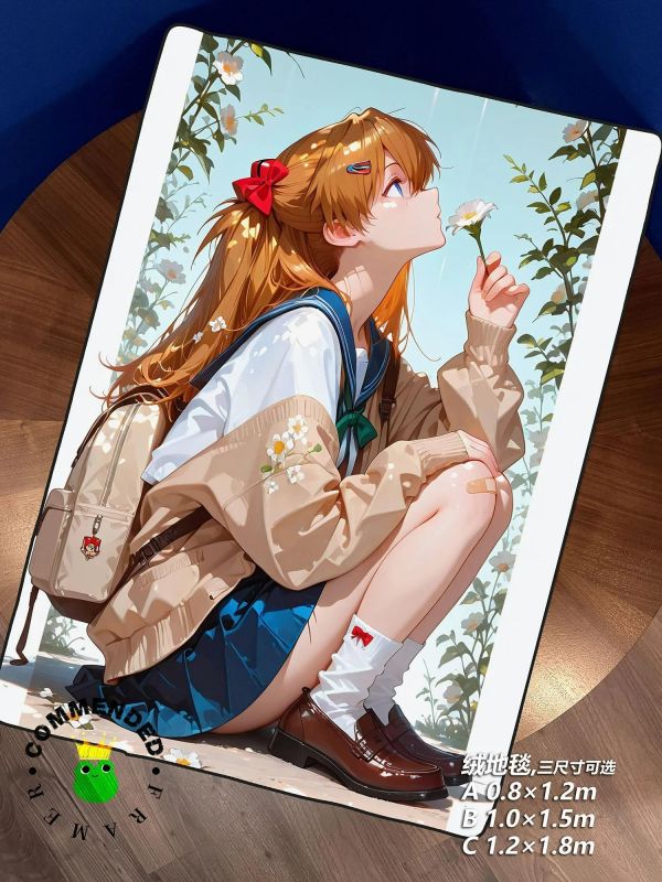 【海外代購】皇呱 《夏野雛菊香》JK明日香裝飾畫 午睡毯 地毯 
