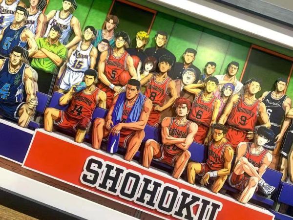 【海外代購】灌籃高手 球隊大合集立體畫 陵南vs湘北vs翔陽 