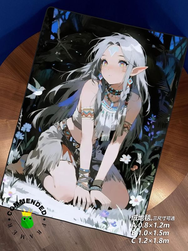 【海外代購】皇呱 《部落精靈芙莉蓮》葬送的芙莉蓮部落魔法精靈芙​​莉蓮週邊裝飾畫 午睡毯 地毯 