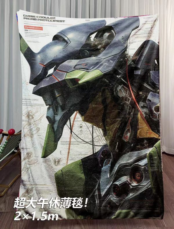 【海外代購】千鳥社 初號機 午睡毯 地毯 裝飾畫 