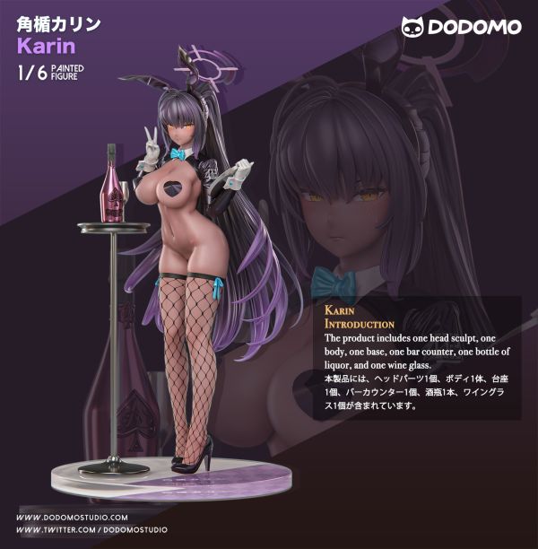 【預定】Dodomo Karin Kakudate-Reverse Bunny Girl 角楯花凜-絲襪逆兔女郎 