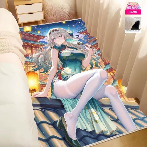 【海外代購】阿喵畫社 新年賀圖小惡魔流螢雙聯 8k主題高清裝飾畫 床頭地墊 午睡毛毯 牆面掛毯 冰箱貼 