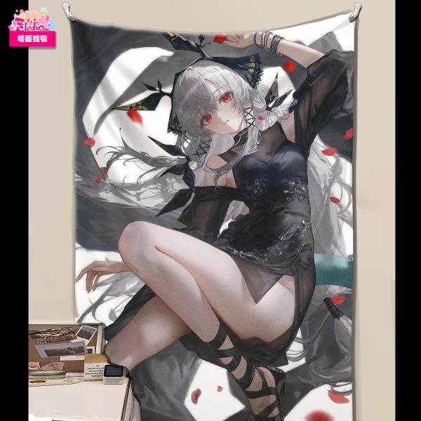 【海外代購】阿喵畫社 明日方舟 溫蒂展館級8k超清精裱畫 午睡毛毯 牆面掛毯 床頭地墊 冰箱貼 