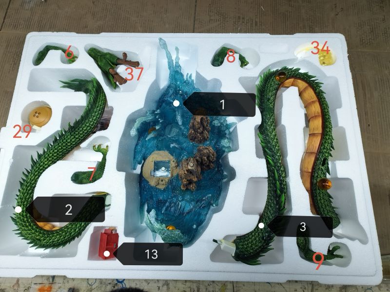 【海外代購】cpr 龍珠場景系列01 地球神龍 