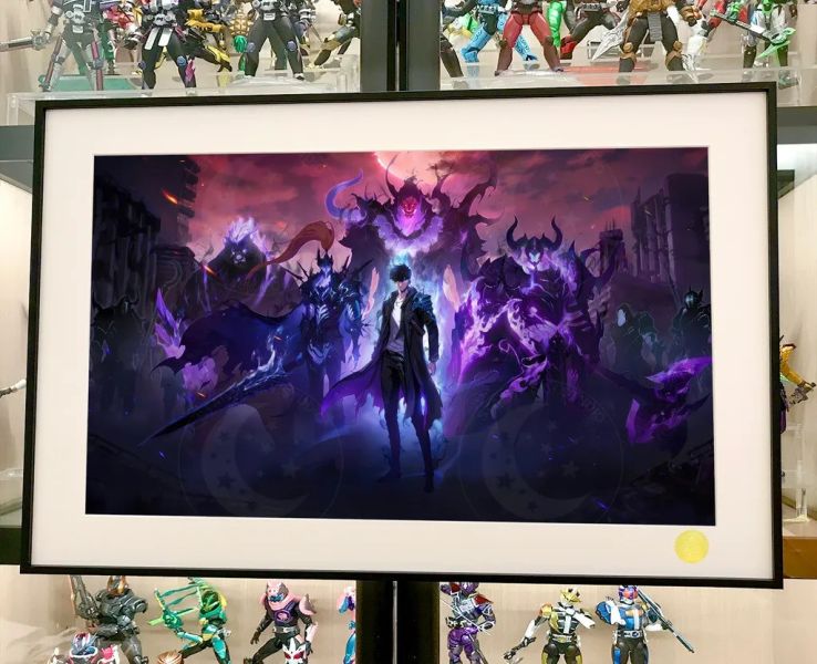 【海外代購】星空 《我獨自升級》solo leveling程肖宇水篠旬裝飾畫 