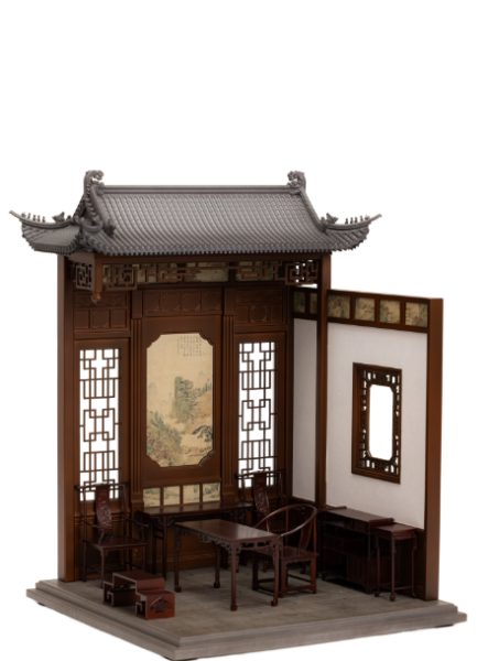 【預定】微觀臻慕 中式古風小景 知古小齋 