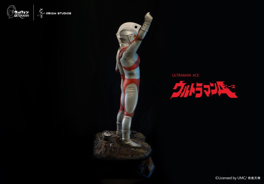 【預定】Origin 經典奧特曼M78典藏立像艾斯登場姿勢正版雕像 