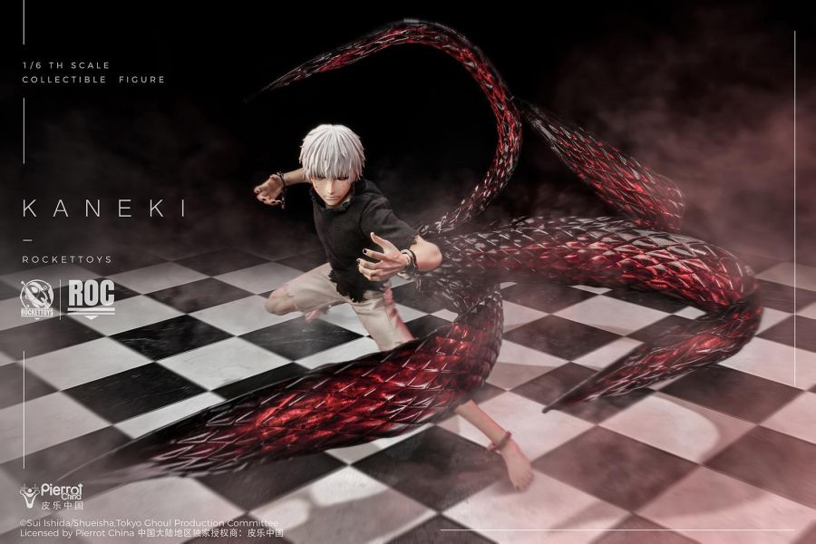 【預定】ROCKETTOYS 皮樂中國正版授權KANEKI 金木 1/6可動人偶 