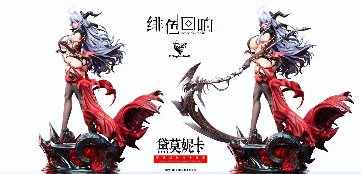 【預定】TriEagles TES 《緋色迴響》正版授權系列 雕像第一彈 黛莫妮卡 