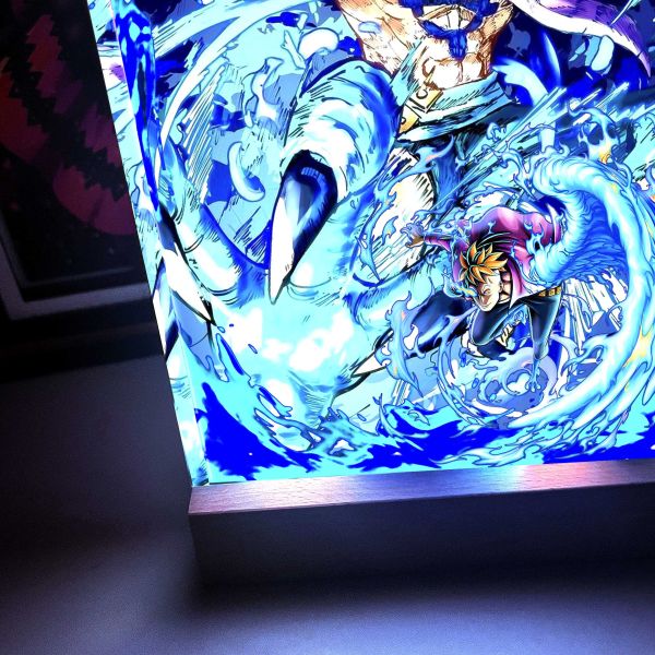 【預定】阿喵畫社 不死火 馬可發光 垂直款1.9cm發光手辦架展示磚 