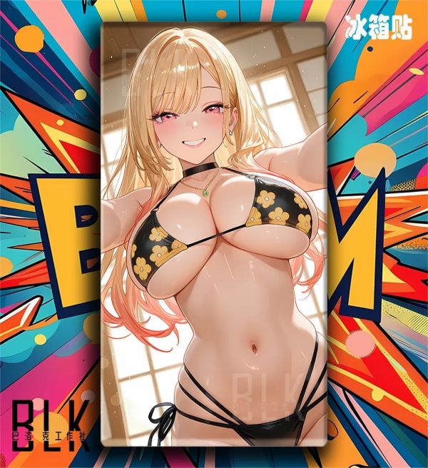 【海外代購】巴洛克 《泳裝喜多川》海更衣人偶墜入愛河裝飾畫冰箱貼 