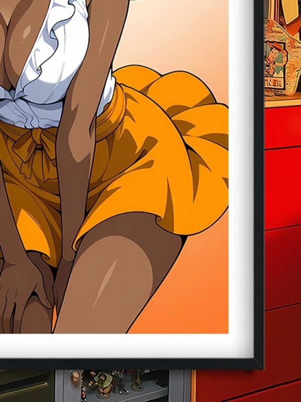 【海外代購】巴洛克  《夜一》瞬神護庭十三隊死神境·界虛十刃裝飾畫冰箱貼 