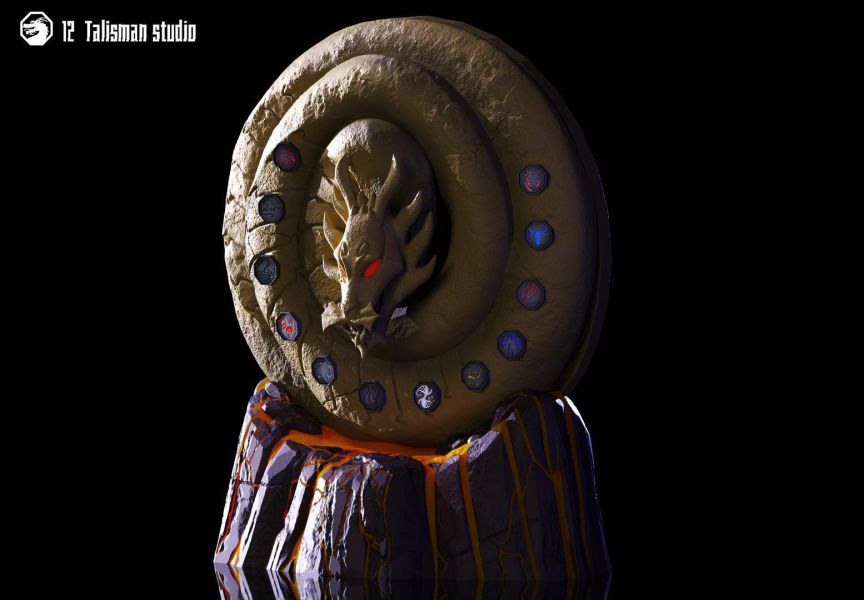 【預定】聖主 盤2.0 符咒 龍眼 岩漿 帶燈發光 