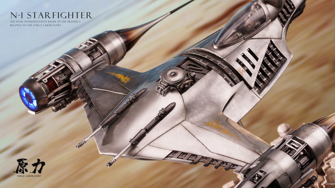 【預定】原力實驗室 曼達洛人N-1 Starfighter飛船 收藏級雕像 