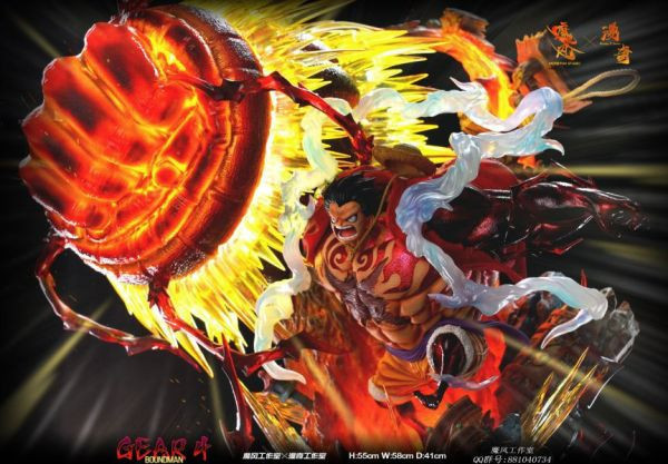 【台灣現貨】魔風 漫奇 四檔 彈跳人魯夫+胸像配件包 